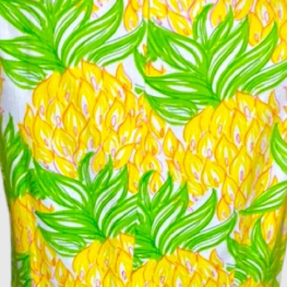 Lilly Pulitzer Multicolored Pineapple
Tropical Sleeveless Scalloped Dress Sz 6 - Picture 2 of 9